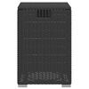 vidaXL Tavolo Copri Serbatoio Propano Nero 40x40x60 cm in Polyrattan