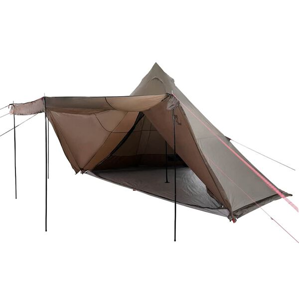vidaXL Tenda Familiare Tipi per 8 Persone Marrone Impermeabile