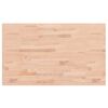 vidaXL Piano Tavolo 100x60x1,5cm Rettangolare Legno Massello Faggio