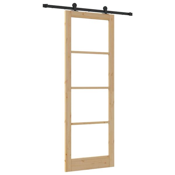 vidaXL Porta scorrevole ORKDAL Naturale 83 x 232 cm