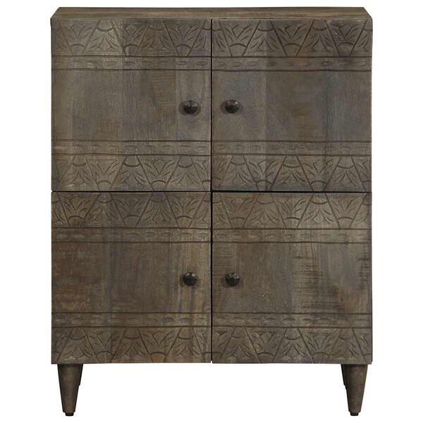 vidaXL Credenza 60x33x75 cm in Legno Massello di Mango