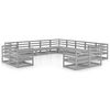 vidaXL Set Divani da Giardino 13 pz in Legno Massello di Pino