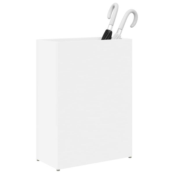 vidaXL Supporto per Ombrellone Bianco 40 x 20 x 55,5 cm
