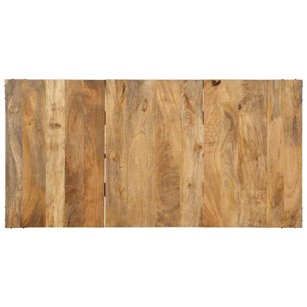 vidaXL Tavolo da Pranzo 140x70x75 cm in Legno Massello di Mango