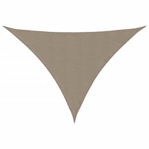 vidaXL Parasole a Vela Oxford Triangolare 2,5x2,5x3,5 m Grigio Talpa