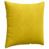vidaXL Cuscini da Divano 2 pcs Giallo 60 x 60 cm Tessuto in Cords