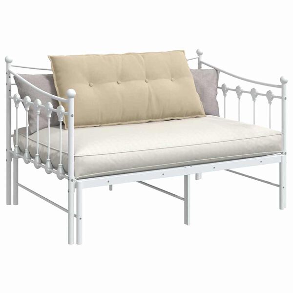 vidaXL Cuscino per Schiena Crema 100 x 50 cm Tessuto in Microfibra