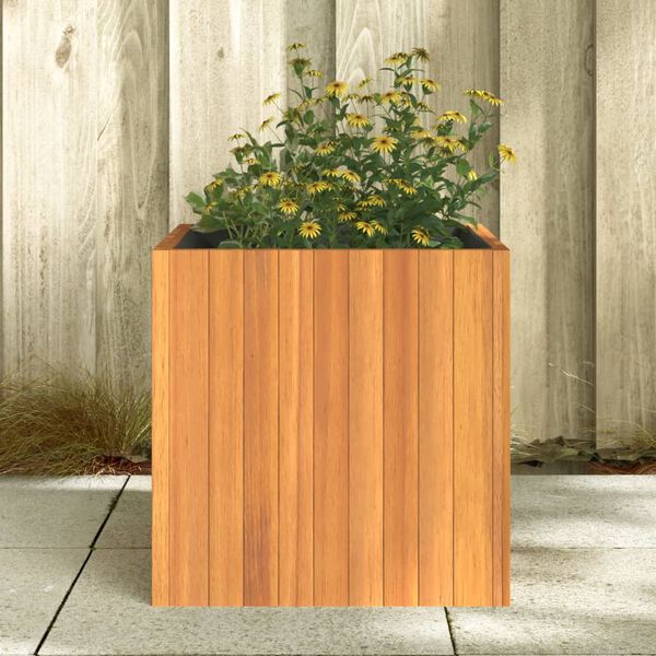 vidaXL Fioriera da Giardino 45x45x45 cm in Legno Massello di Acacia