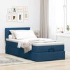 vidaXL Pouf Letto con Materasso e LED Blu 100x200 cm in Tessuto