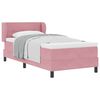 vidaXL Letto a molle con testiera Rosa 80 x 200 cm Velluto