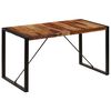 vidaXL Tavolo da Pranzo 140x70x75 cm in Legno Massello di Acacia