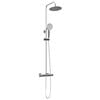 vidaXL Set di Sistema Doccia Termostatico Cromo 26,5 x 46 x 123 cm
