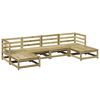 vidaXL Set Divani da Giardino 6 pz in Legno Impregnato di Pino
