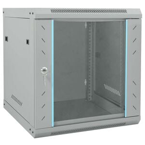 vidaXL Armadietto di rete Grigio 53 x 60 x 60 cm Acciaio