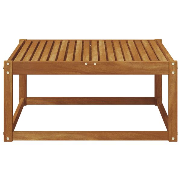 vidaXL Poggiapiedi da Esterno Legno di Acacia Massello Naturale