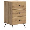 vidaXL Armadio da Notte Rovere Artigianale 43 x 41 x 66,5 cm