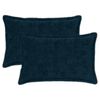vidaXL Federa 2 pz HOUTEN Blu navy 30 x 50 cm