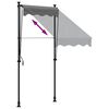 vidaXL Tenda da Sole Retrattile Antracite 100x150 cm Tessuto e Acciaio