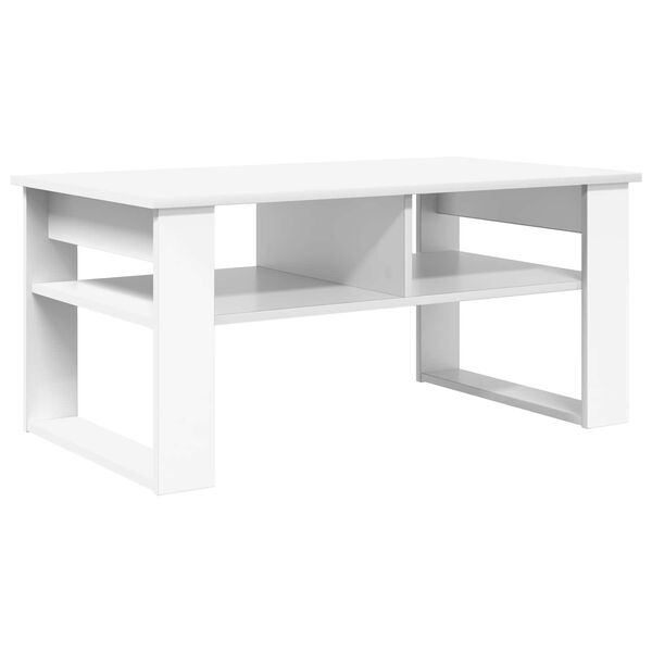 vidaXL Tavolino da salotto Bianco 96 x 54 x 44 cm Legno multistrato