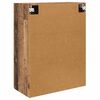 vidaXL Mobile a muro 2 pcs Legno vecchio 69,5 x 34 x 90 cm