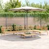 vidaXL Set Divano Pallet da Giardino 5 pz in Legno Massello di Acacia