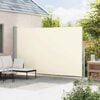 vidaXL Tenda Laterale Retrattile per Patio 220x500 cm Crema