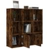vidaXL Libreria Rovere Fumo 98x30x98 cm