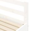 vidaXL Divano Letto con Letto Estraibile Bianco 90x200cm Massello Pino