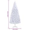 vidaXL Albero di Natale Artificiale 500 cm Bianco