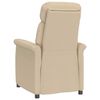 vidaXL Poltrona Recliner Crema Crema 70.5 x 96.5 x 95 cm