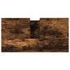 vidaXL Armadietto Bagno Rovere Fumo 65x33x60 cm in Legno Multistrato