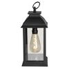 Luxform Lampada da Tavolo a LED a Batteria Black Lantern Lampadina T10