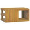 vidaXL Mobile da Bagno a Parete 60x45x30 cm in Legno Massello di Teak
