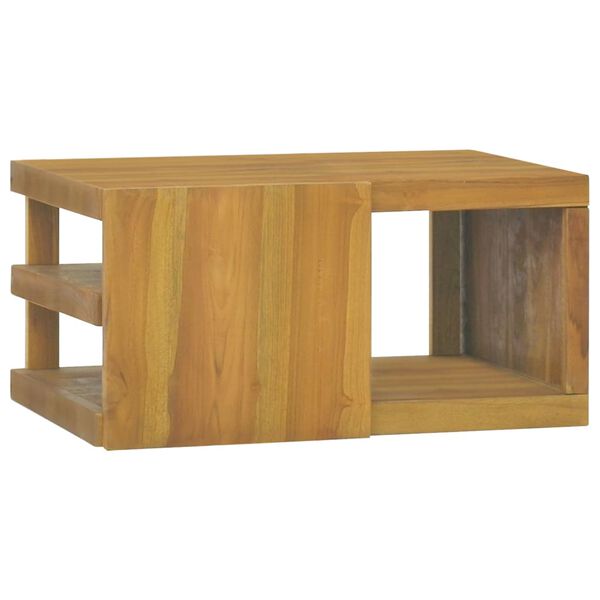 vidaXL Mobile da Bagno a Parete 60x45x30 cm in Legno Massello di Teak