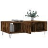 vidaXL Tavolino da Salotto Rovere Fumo 104x60x35 cm Legno Multistrato