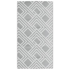 vidaXL Tappeto da Esterni ARAKIL Grigio 80x150 cm in PP