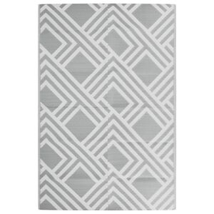 vidaXL Tappeto da Esterni ARAKIL Grigio 120x180 cm in PP