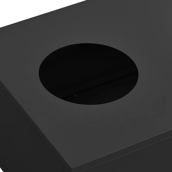 vidaXL Armadio con Anta Scorrevole e Fioriera Antracite in Acciaio