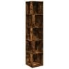 vidaXL Scaffale Angolare Rovere Fumo 33x33x164,5 cm Legno Multistrato