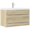 vidaXL Mobile Lavabo Legno Antico 80x38,5x48 cm in Legno Multistrato