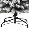 vidaXL Albero di Natale Artificiale con Neve Fioccata Verde 240 cm PVC