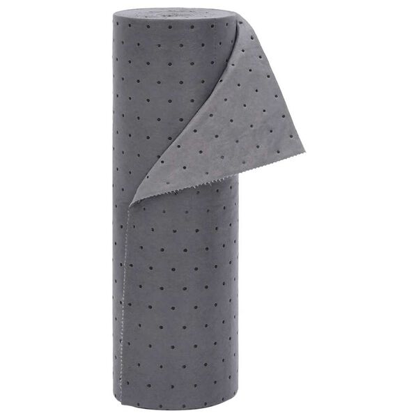 vidaXL Tampone Assorbente per Olio Grigio 40x1000 cm