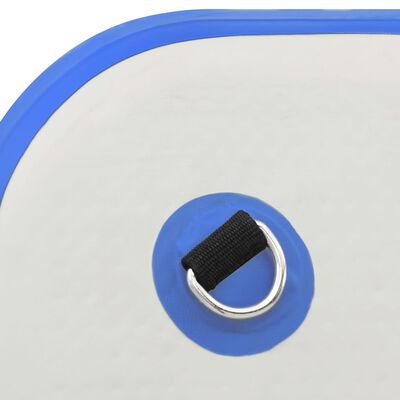 vidaXL Tappeto Galleggiante Gonfiabile Blu e Bianco 300x200x15 cm