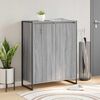 vidaXL Mobile per scarpe con porta Grigio Sonoma 79 x 36 x 100 cm
