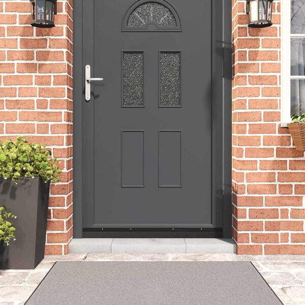 vidaXL Spazzole per porte a vite 12 pcs Nero 100 cm Lega di alluminio