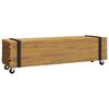 vidaXL Supporto TV Marrone 110 x 30 x 30 cm Legno di teak solido