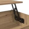 vidaXL Tavolino da salotto Rovere artigianale 80 x 50,5 x 41,5 cm