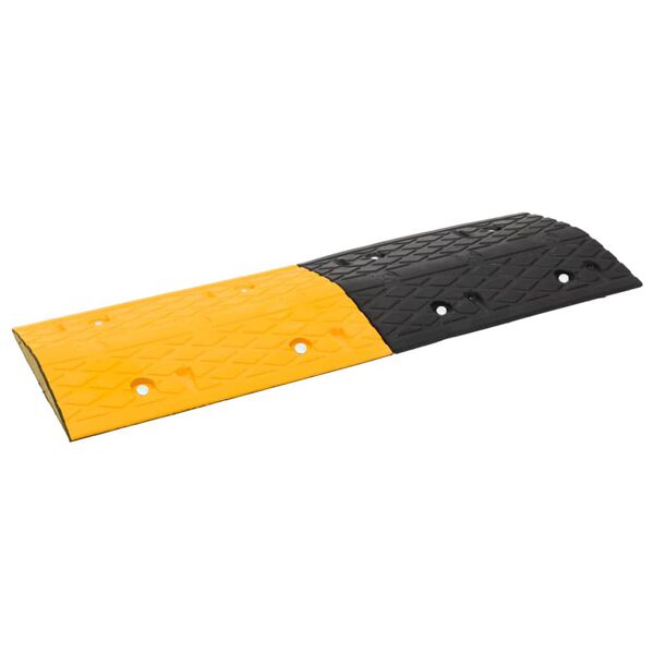 vidaXL Dossi 2 pz Giallo e Nero 97x32,5x4 cm in Gomma