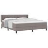 vidaXL Letto a molle con testiera Talpa 200 x 180 cm Tessuto