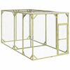 vidaXL Pollaio 200x400x200 cm Legno Massello di Pino Impregnato
